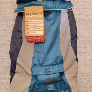 Arcadia Trail 3-in-1 Reflective Multiwear Teal Dog Coat